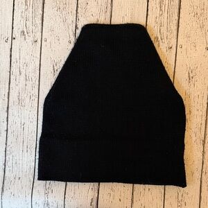 Vintage Bogner Black Knit Beanie Hat